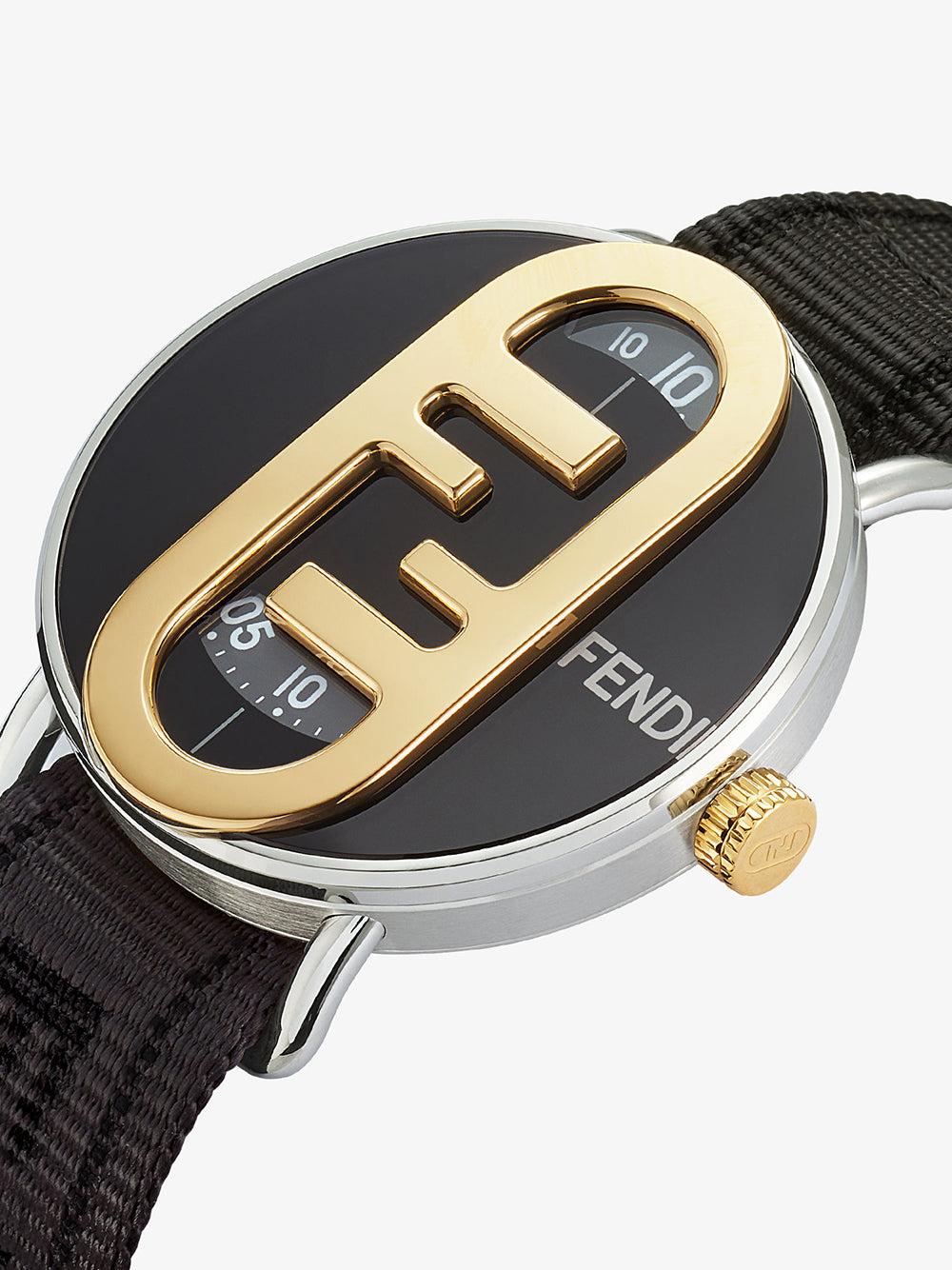 FENDI Round Watch With O’lock Logo