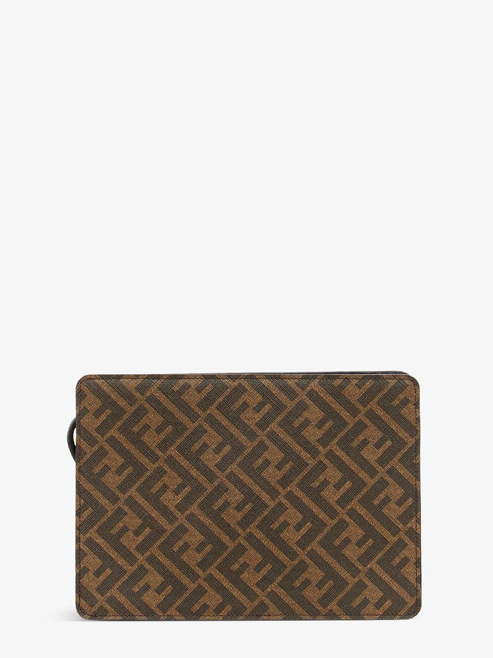 FENDI Standing Clutch Squared Ff