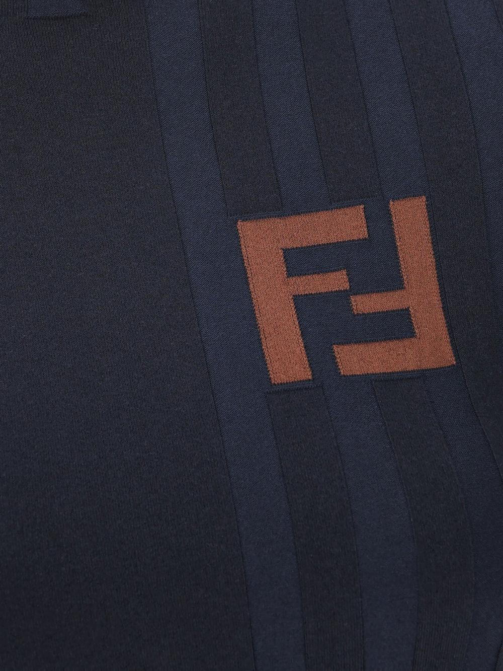 FENDI Stretch Cotton Mini Dress