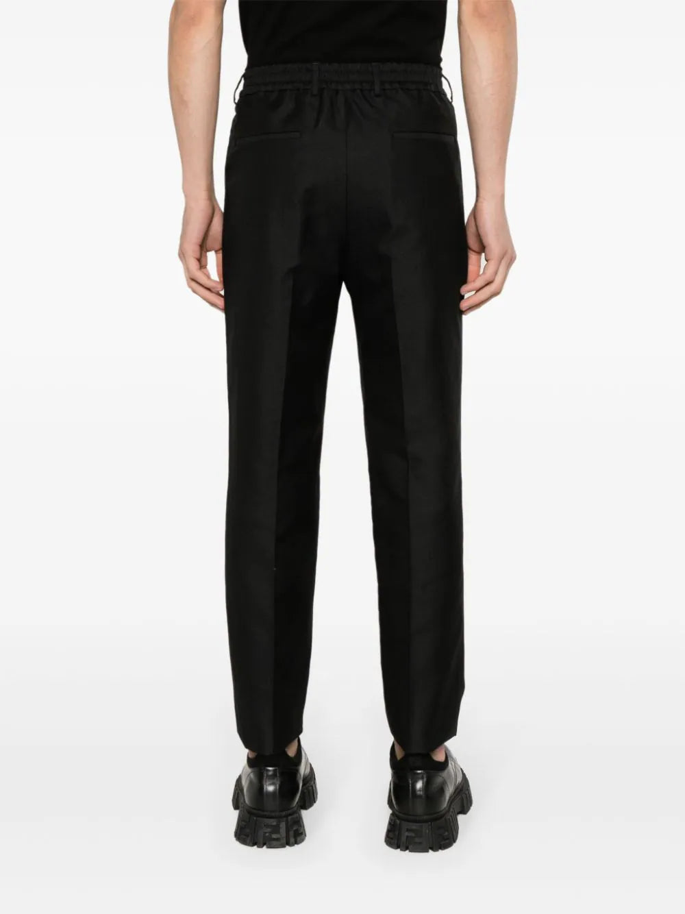 FENDI Trousers In Cotton And Hemp Blend