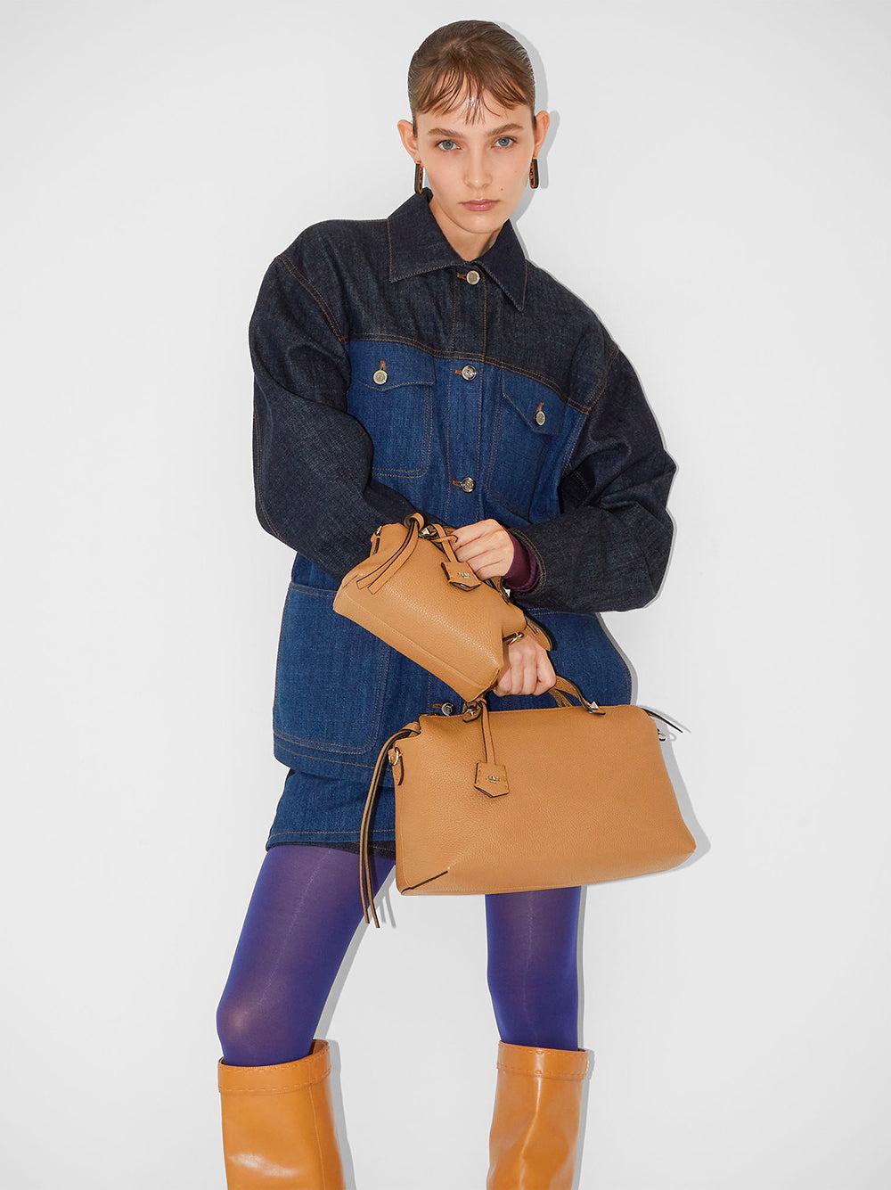 FENDI Two-tone Denim Shorts