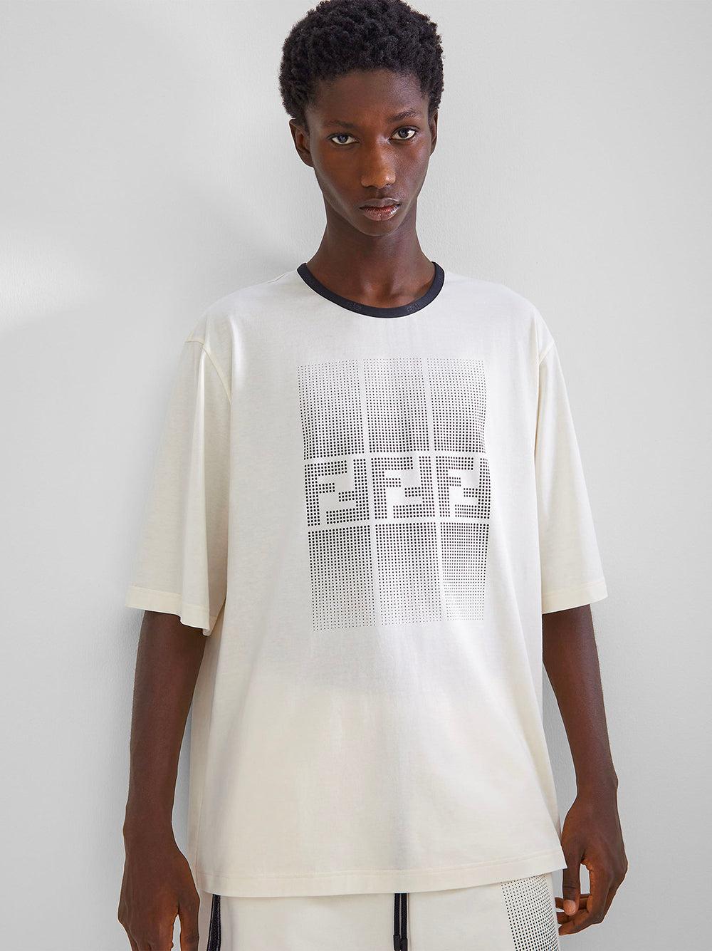 FENDI White Cotton T-shirt