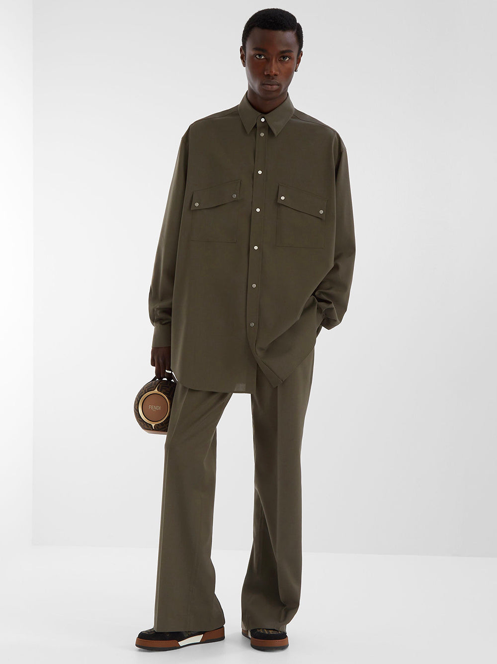 FENDI Wool Overshirt