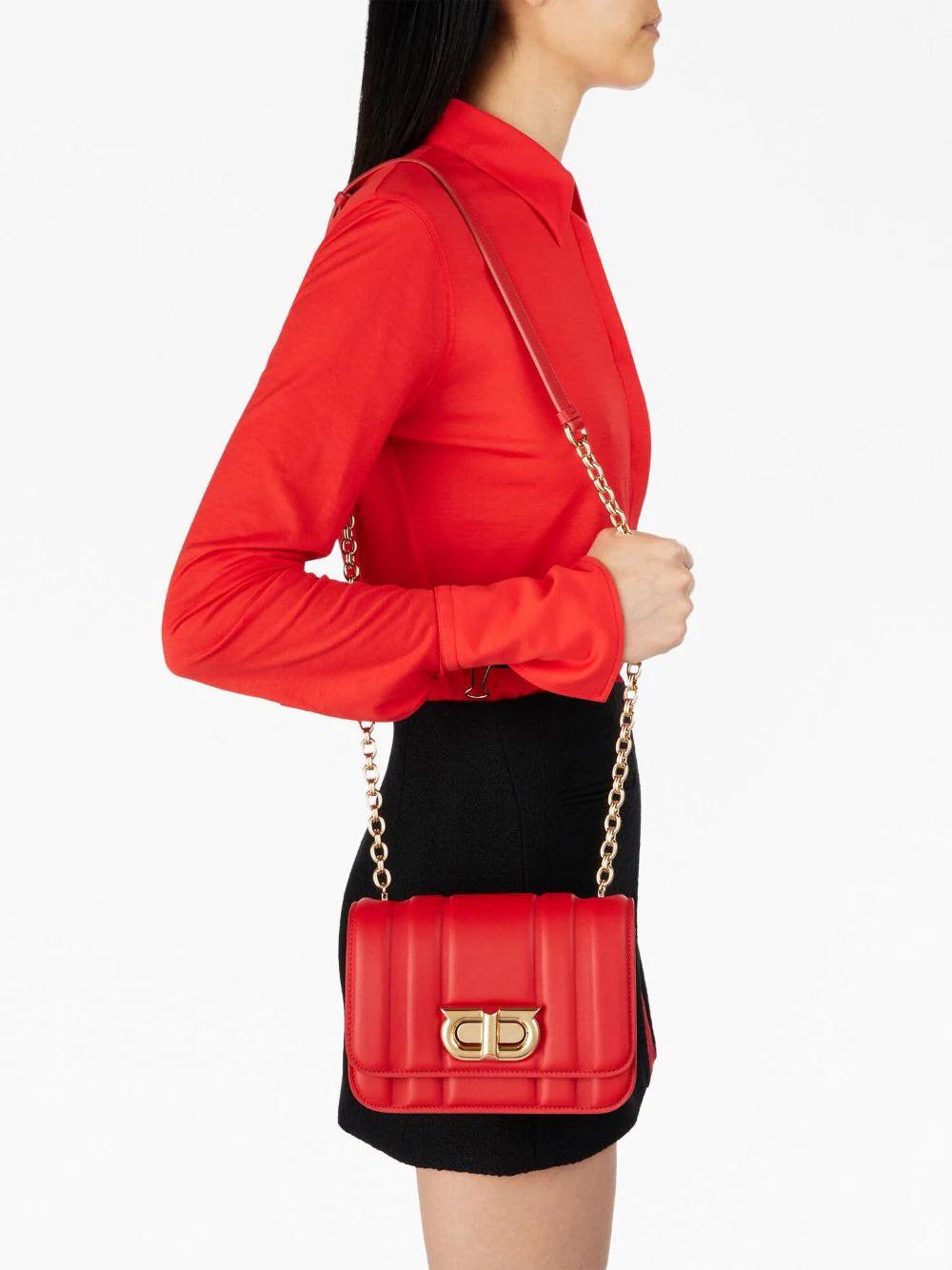 FERRAGAMO Mini Bag With New Gancini