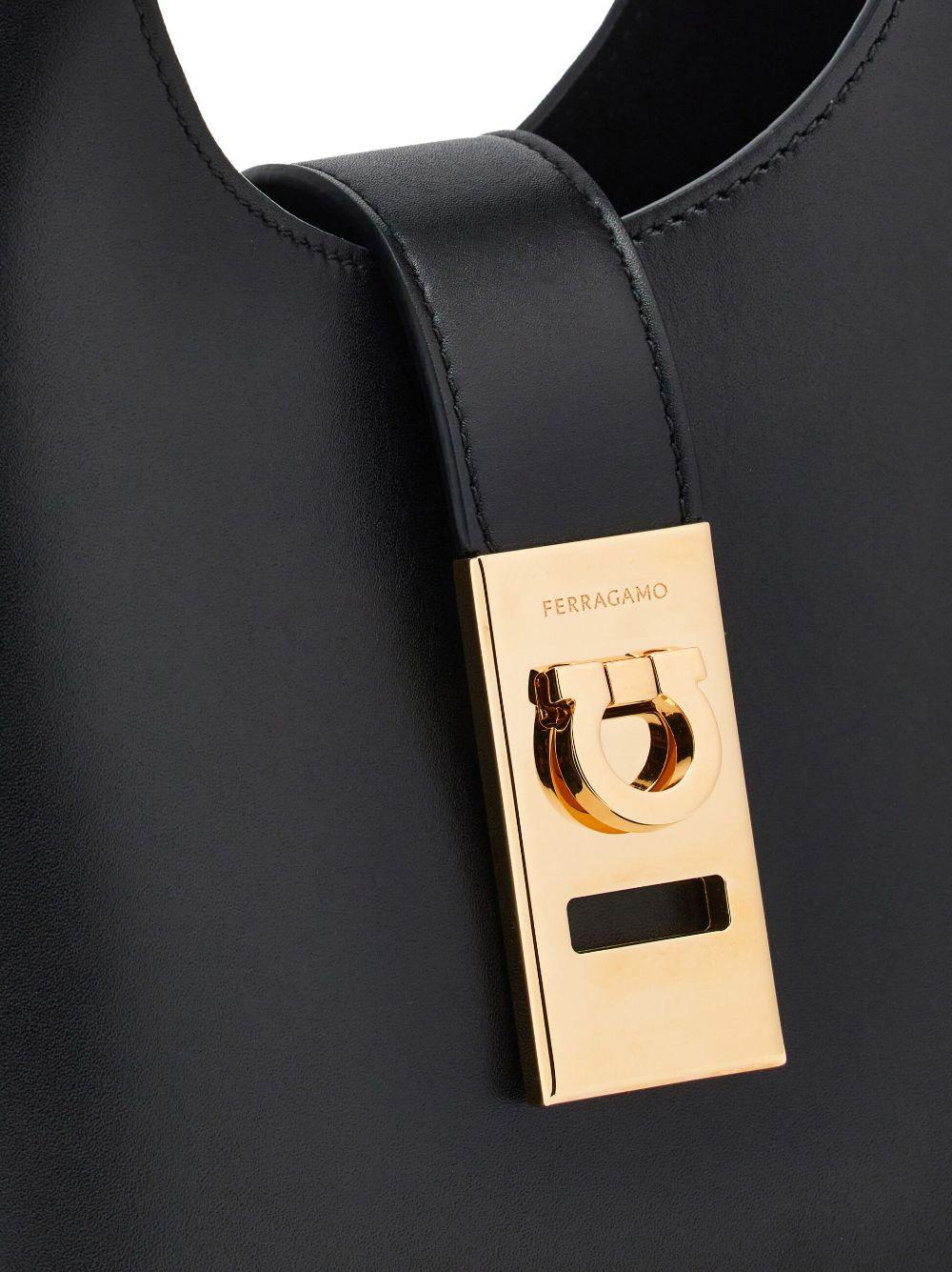 FERRAGAMO Mini Hobo Bag With Gancini Buckle