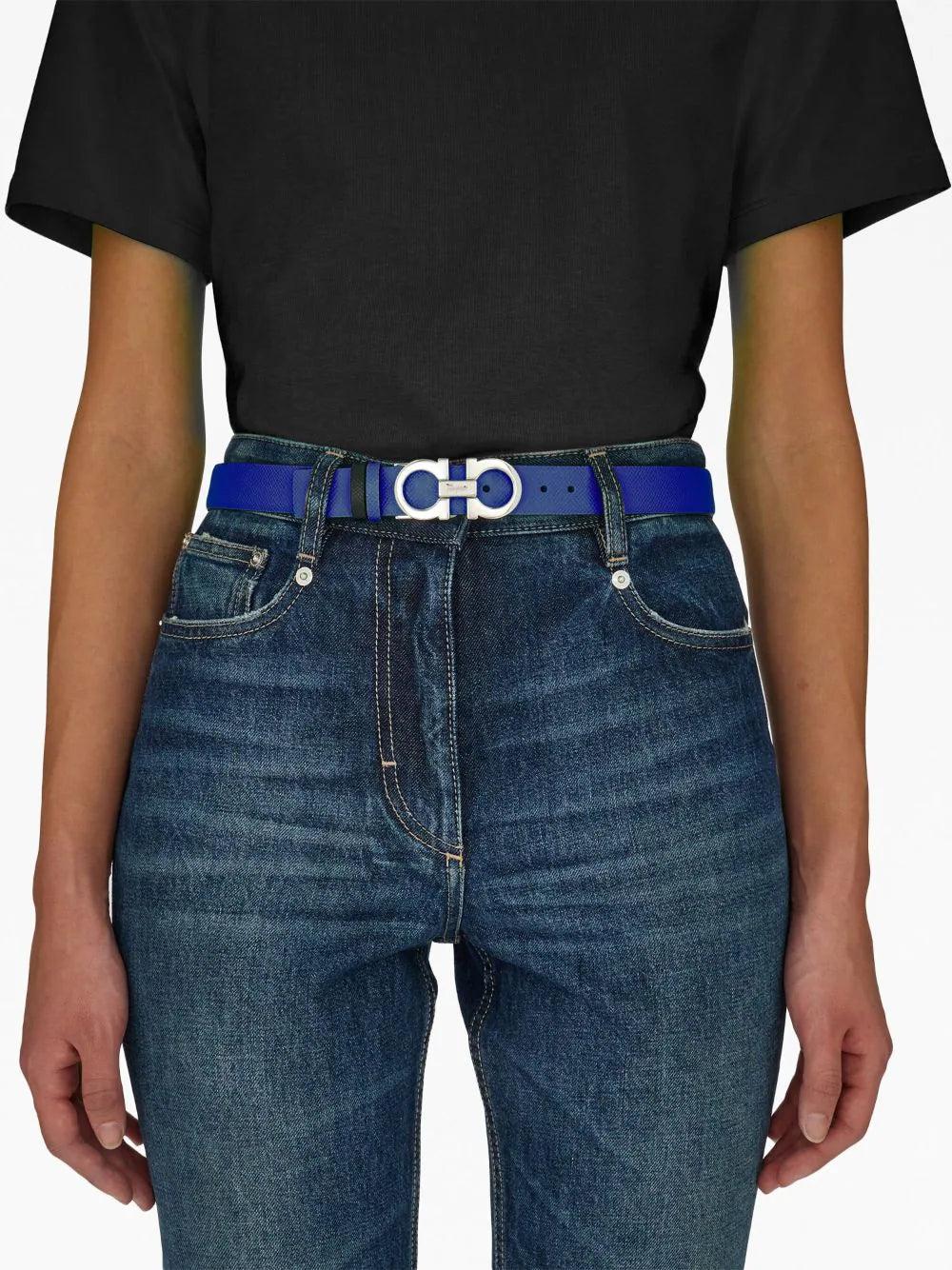 FERRAGAMO Reversible Gancini Belt