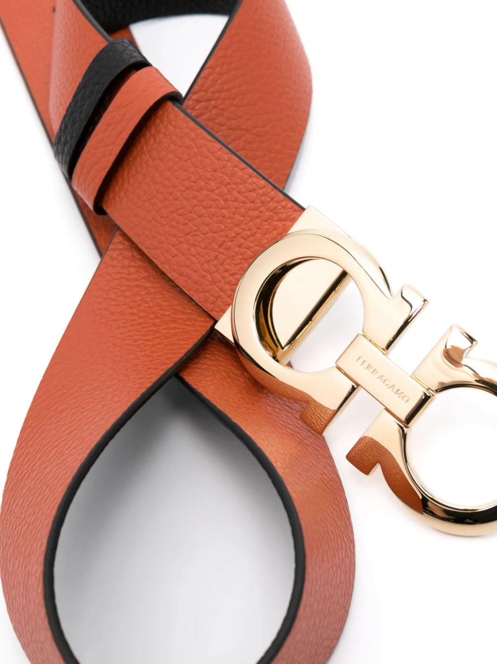 FERRAGAMO Reversible Gancini Belt