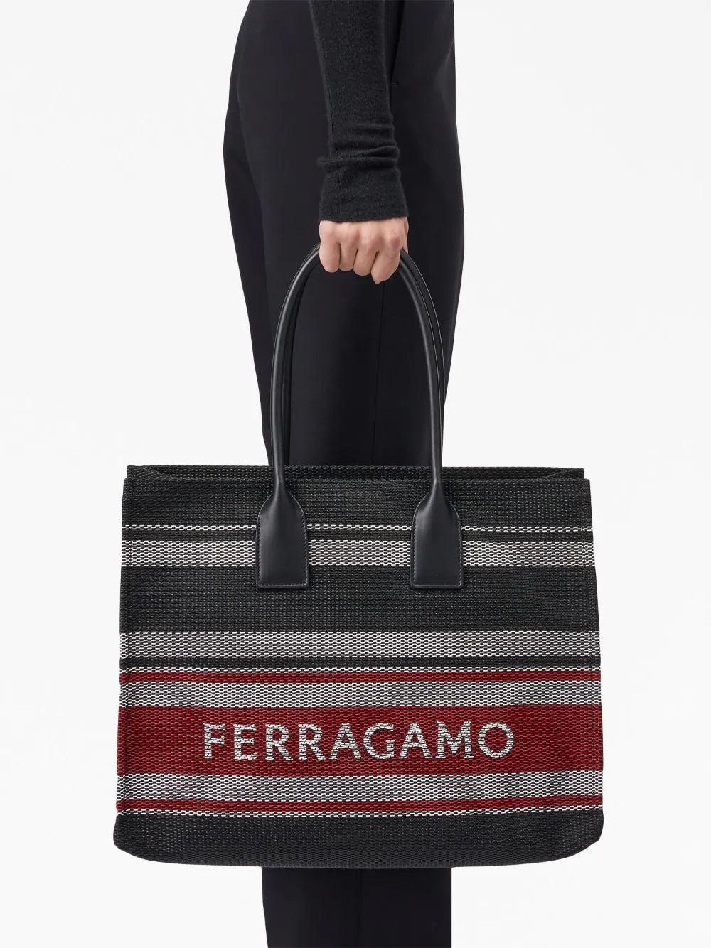 FERRAGAMO Tote Bag With Signature (l)