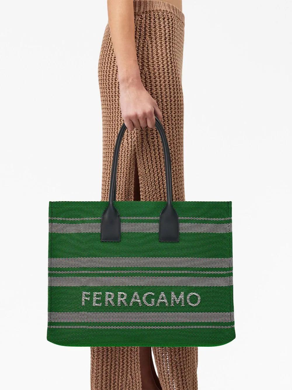 FERRAGAMO Tote Bag With Signature (l)