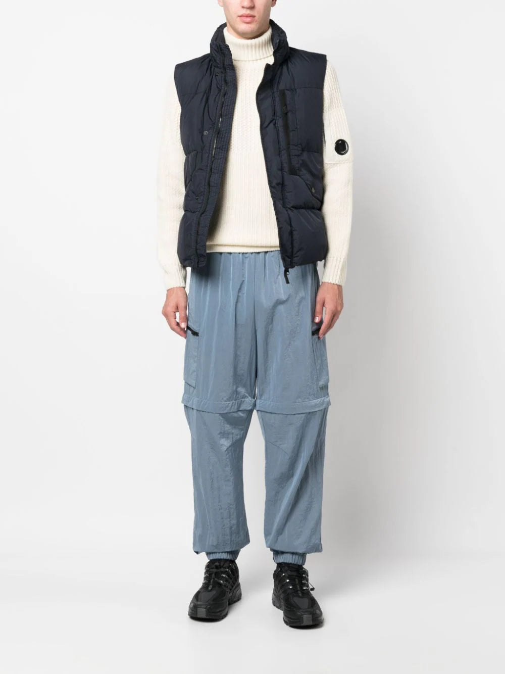 STONE ISLAND G0423 Garment Dyed Crinkle Reps Recycled Nylon Down