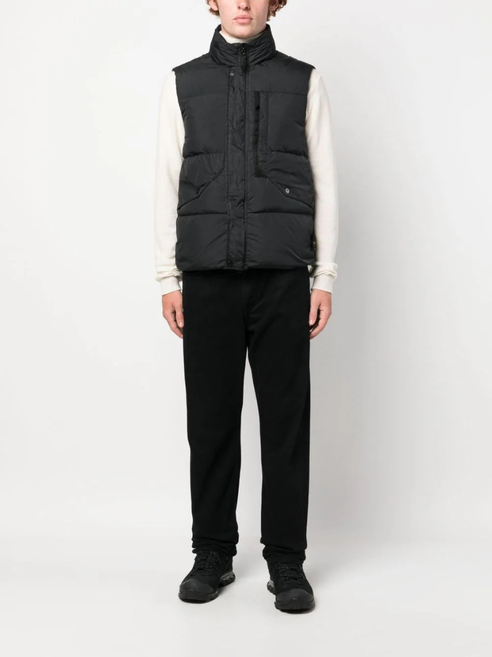 STONE ISLAND G0423 Garment Dyed Crinkle Reps Recycled Nylon Down