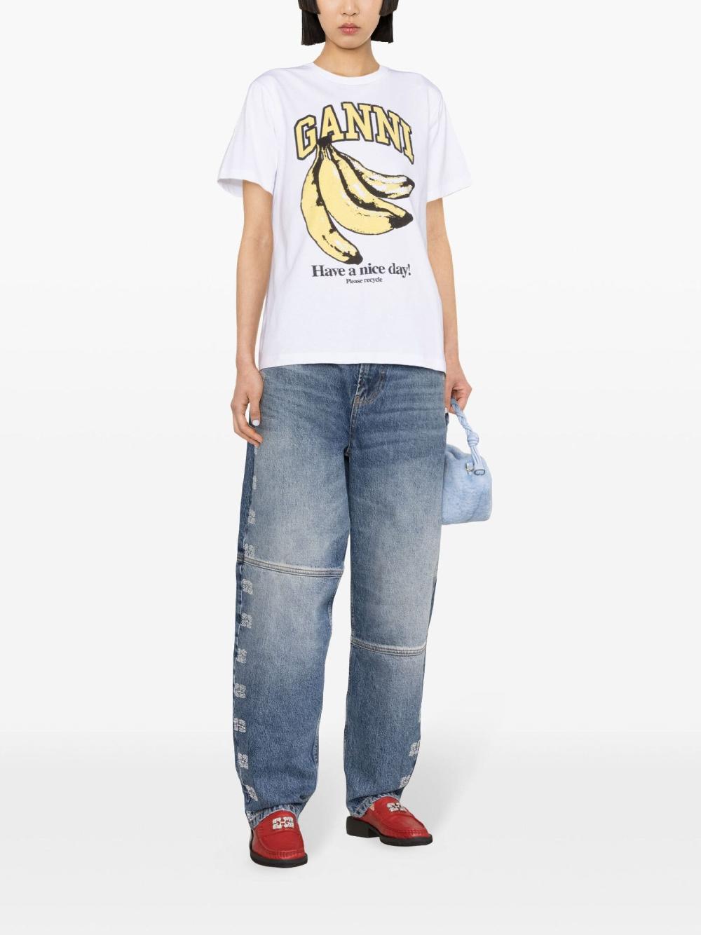 GANNI Banana T-shirt