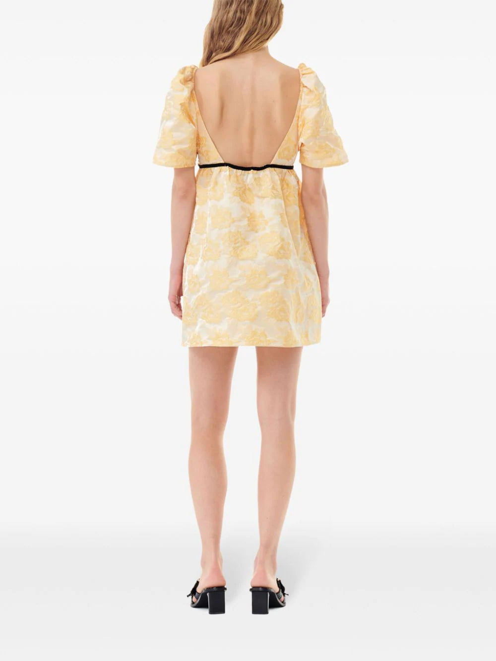 GANNI Botanical Jacquard Mini Dress