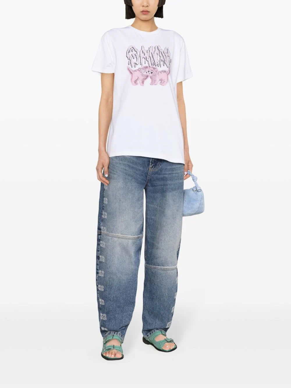 GANNI Cats T-shirt