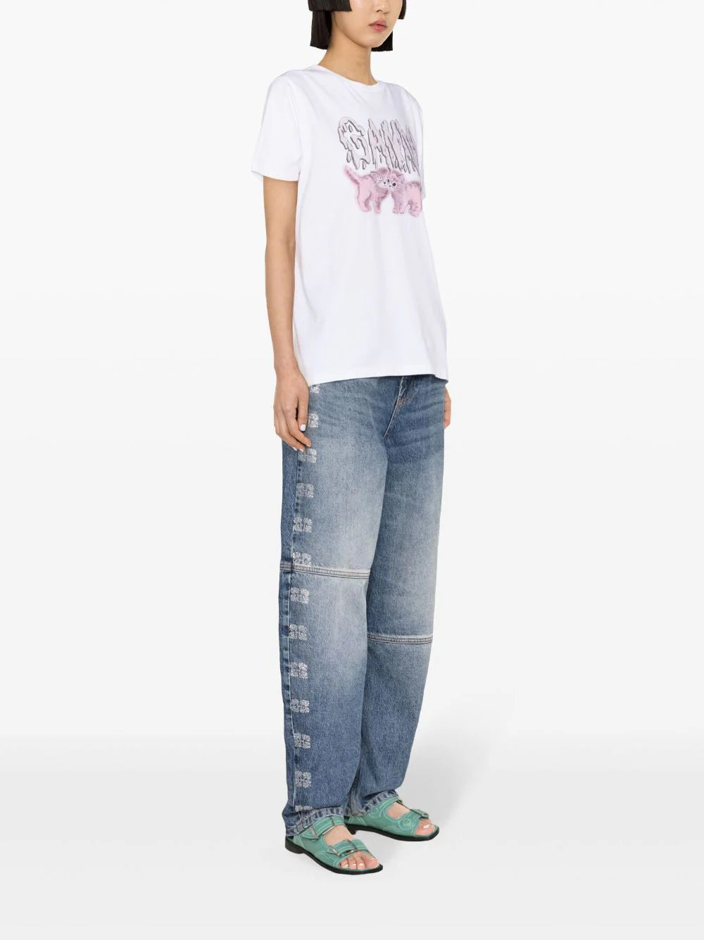 GANNI Cats T-shirt
