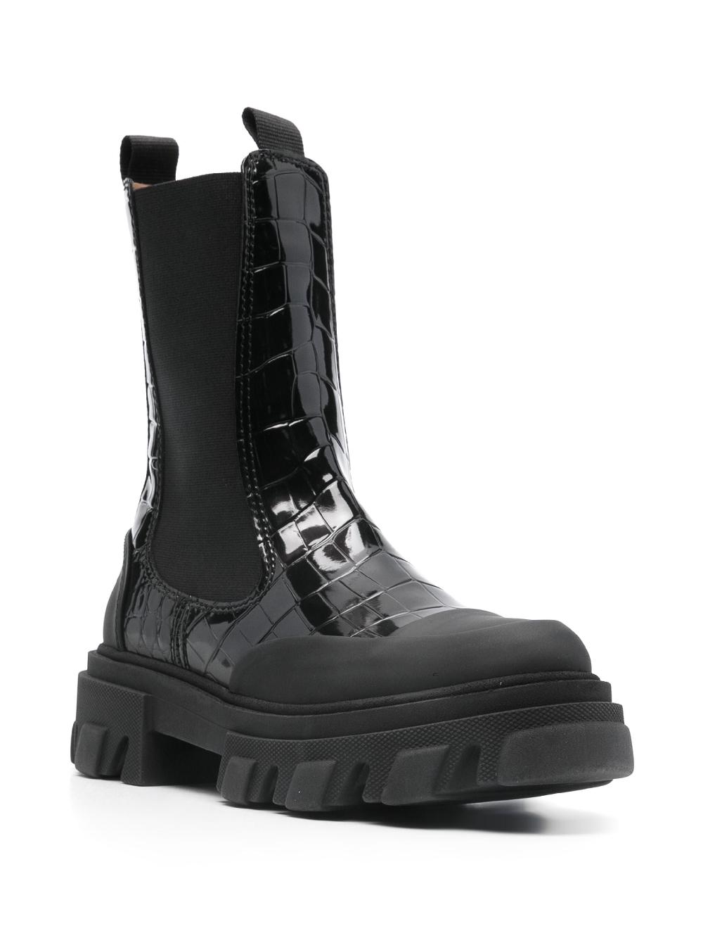GANNI Chelsea Combat Boots
