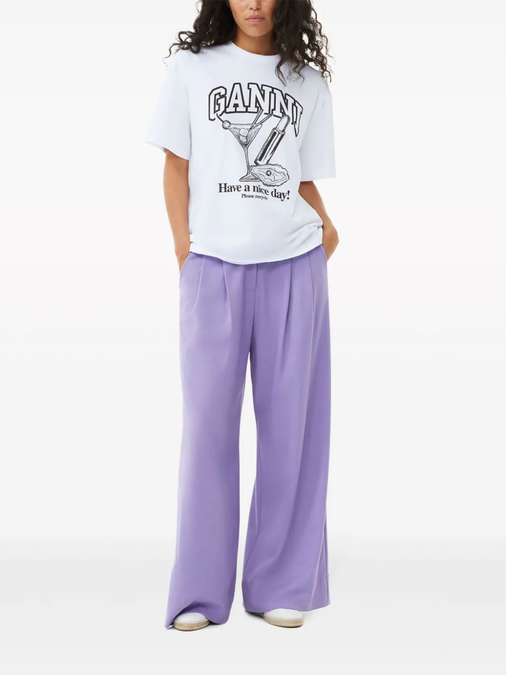 GANNI Cocktail T-shirt