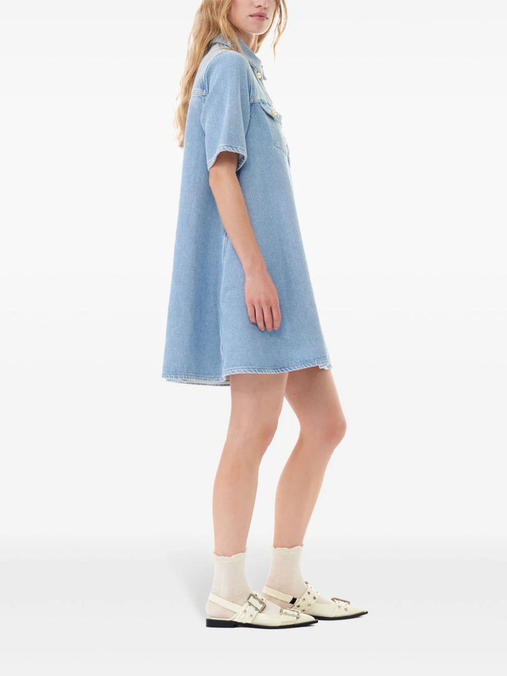 GANNI Denim Mini Dress