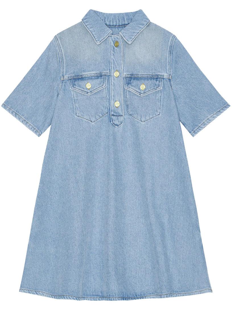 GANNI Denim mini dress
