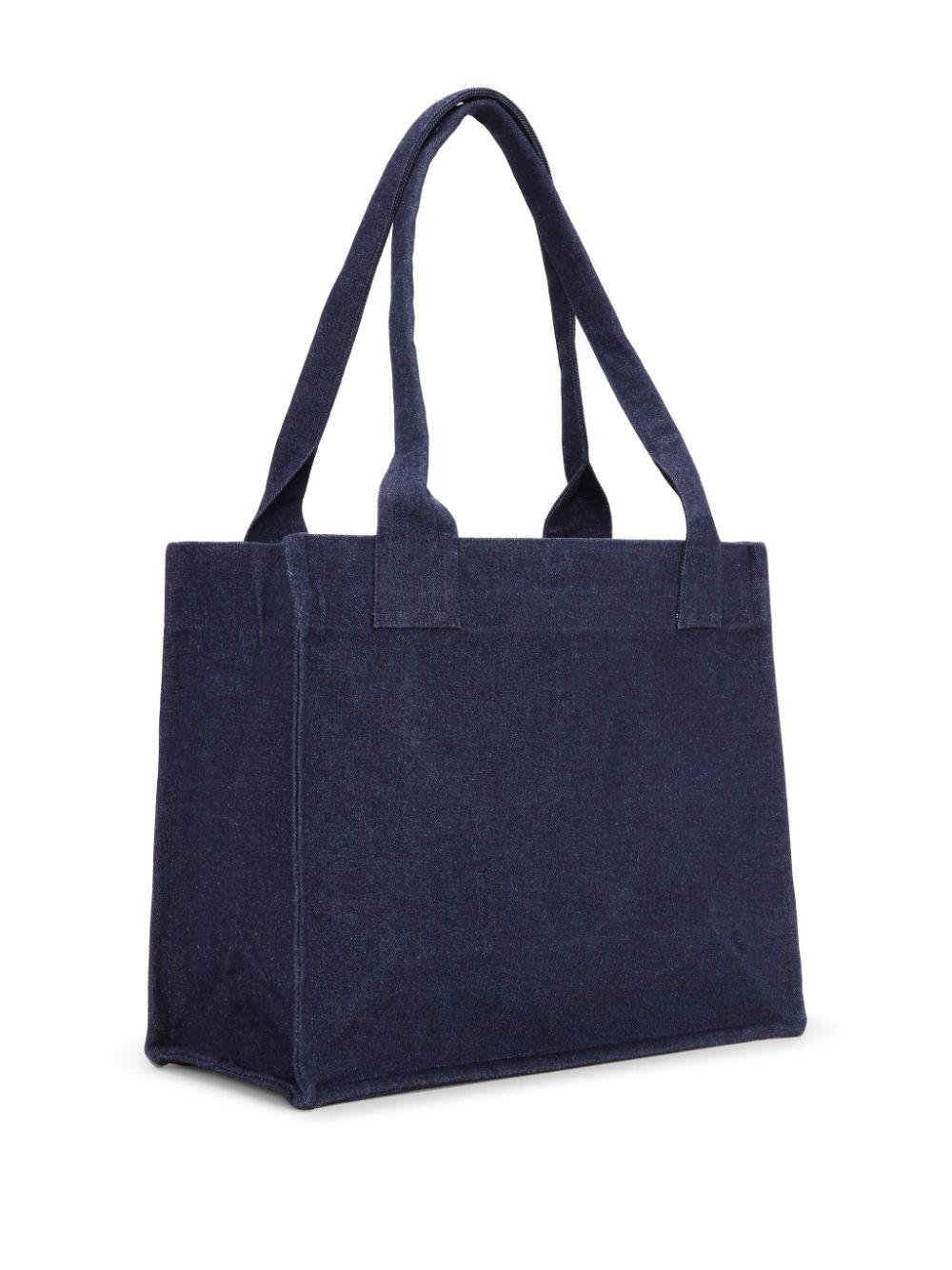 GANNI Denim Shopping Bag