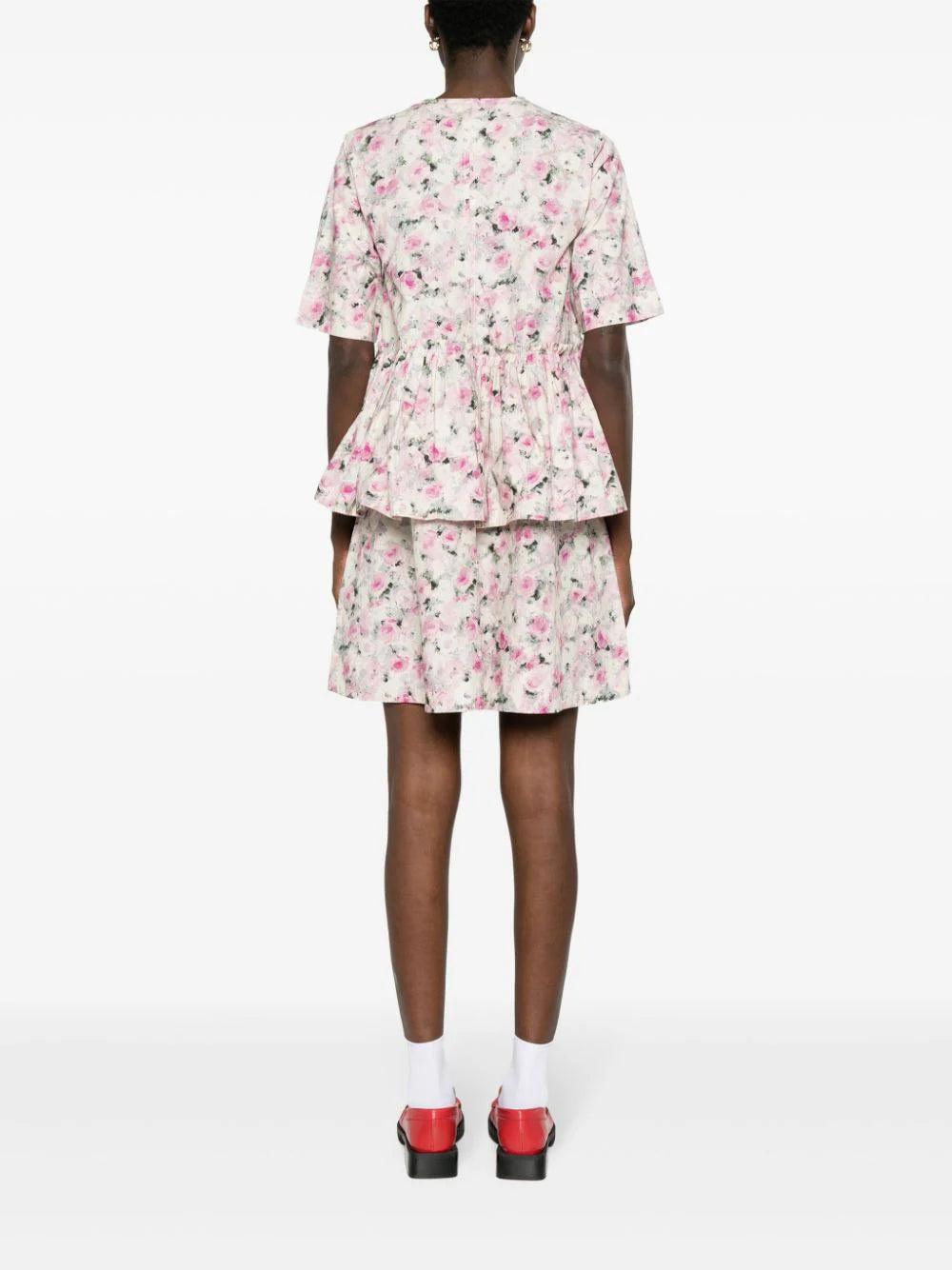 GANNI Floral-print Dress
