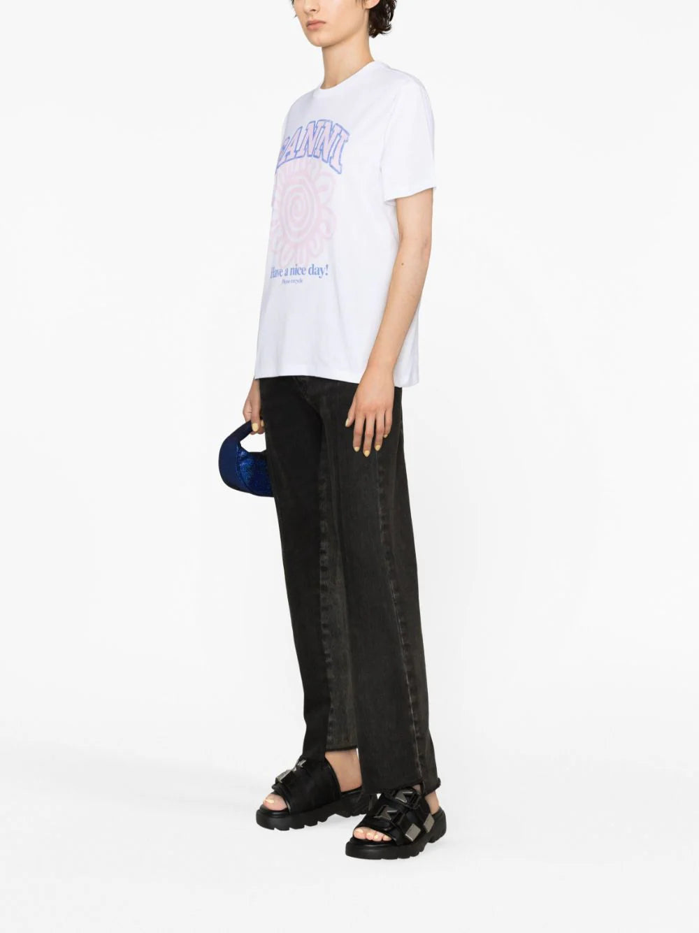 GANNI Flower T-shirt