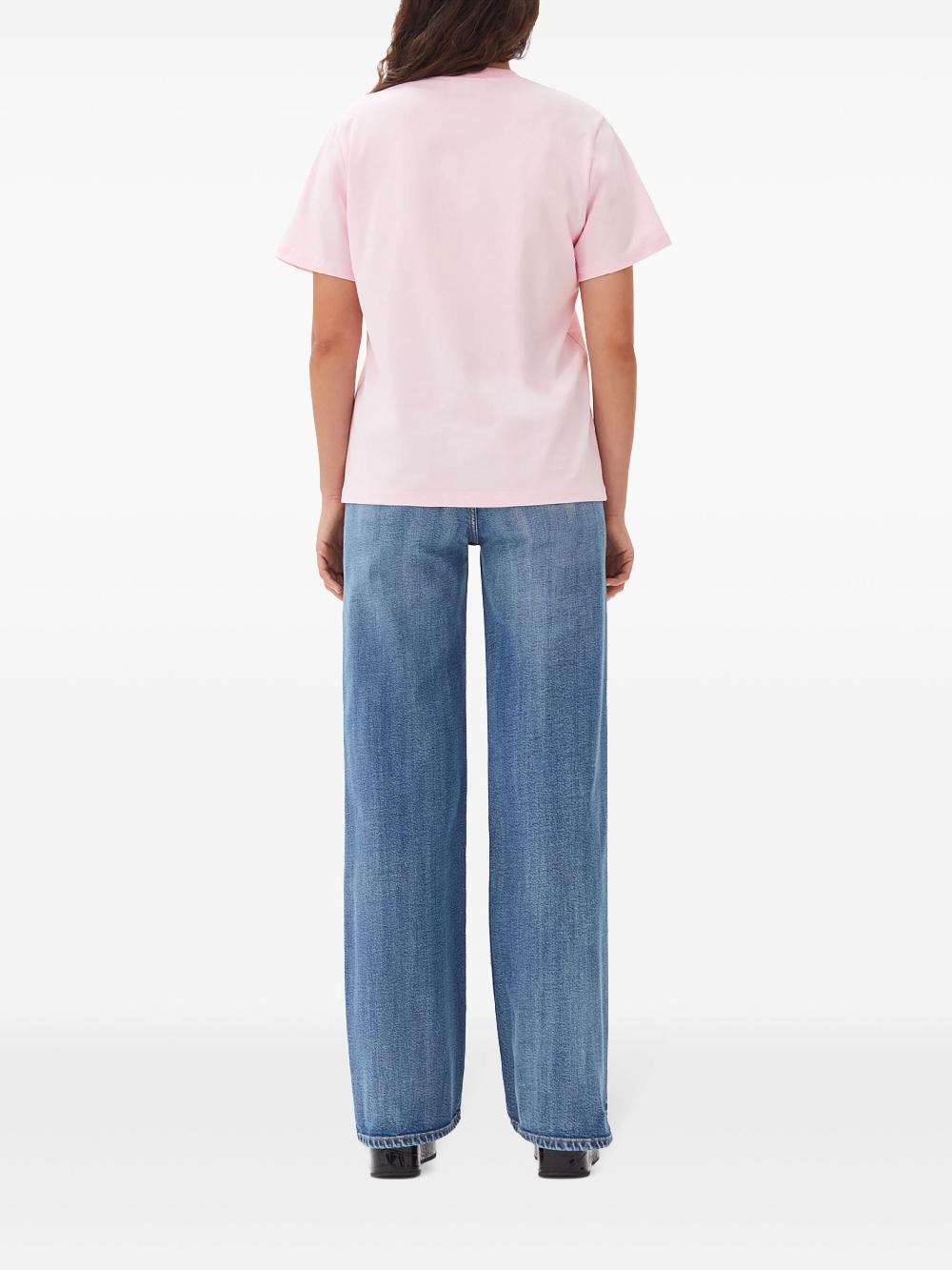 GANNI Grapefruit Relaxed T-shirt