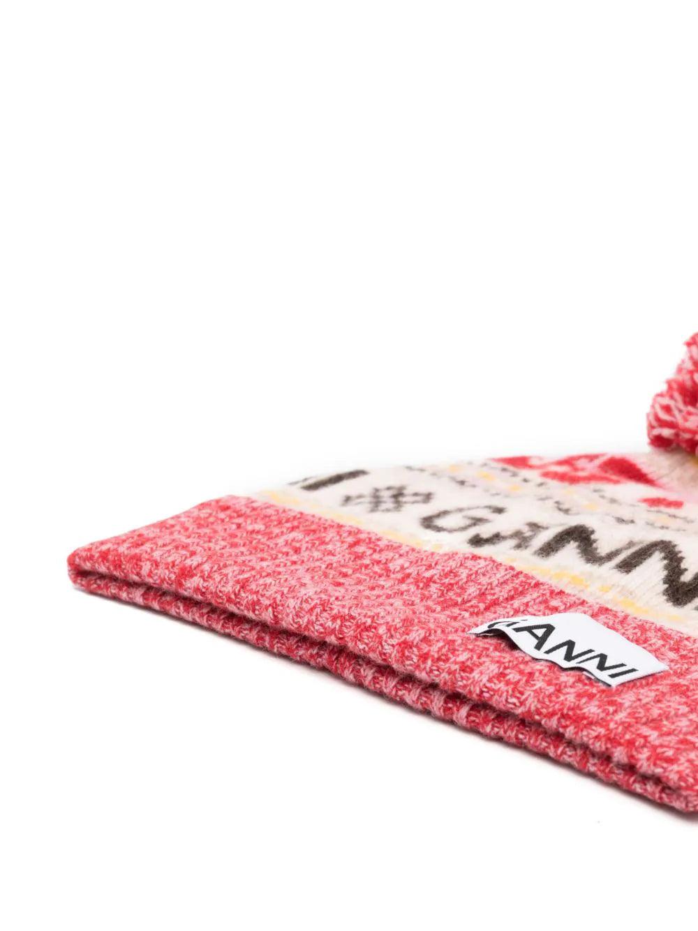 GANNI Graphic Beanie