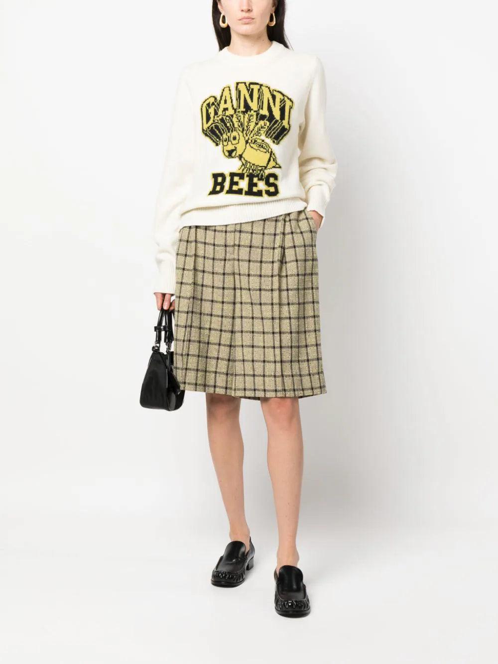 GANNI Graphic Bees Pullover