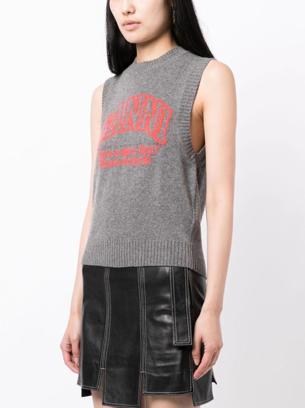 GANNI Graphic Vest