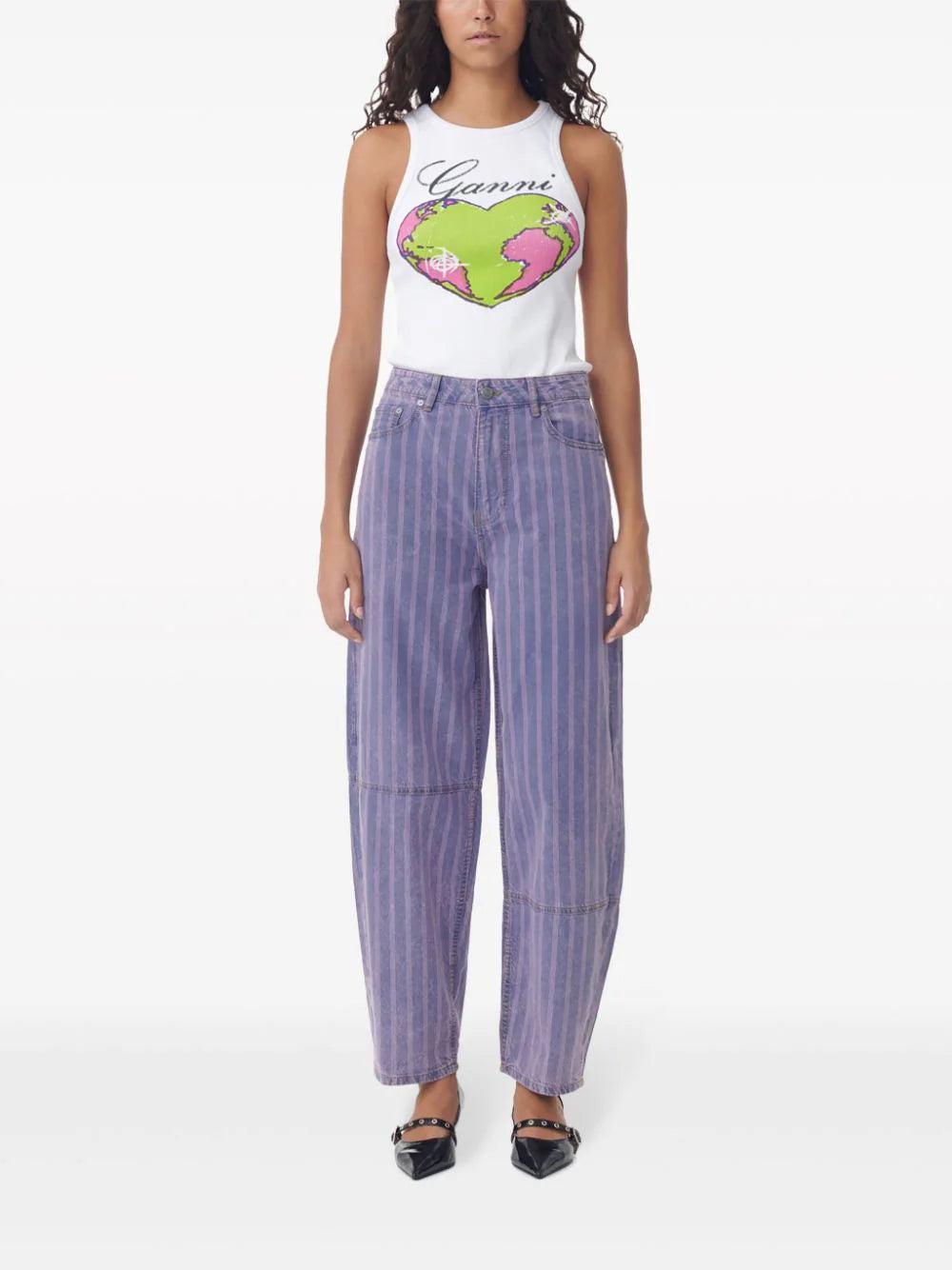 GANNI Heart Tank Top