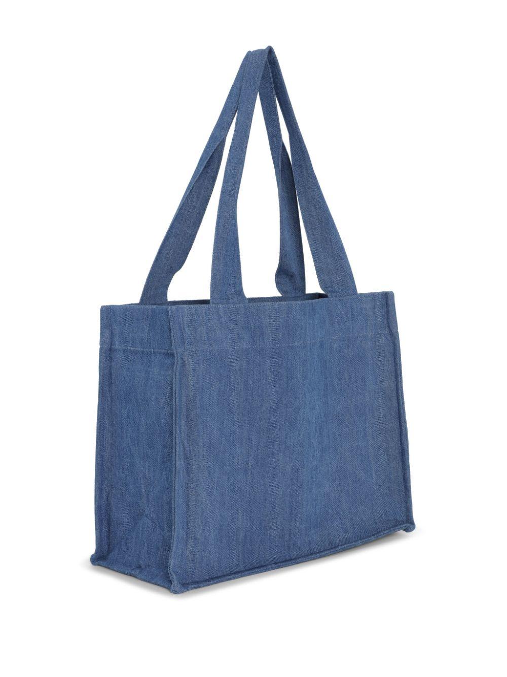 GANNI Large Canvas Tote Bag