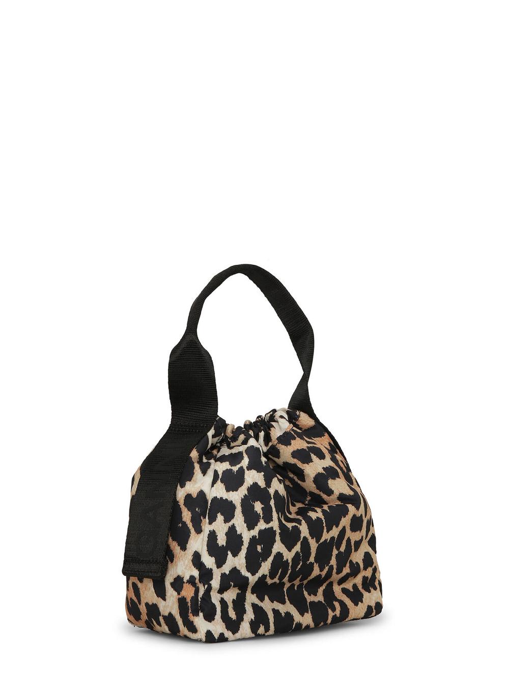 GANNI Leopard Tech Pouch Bag