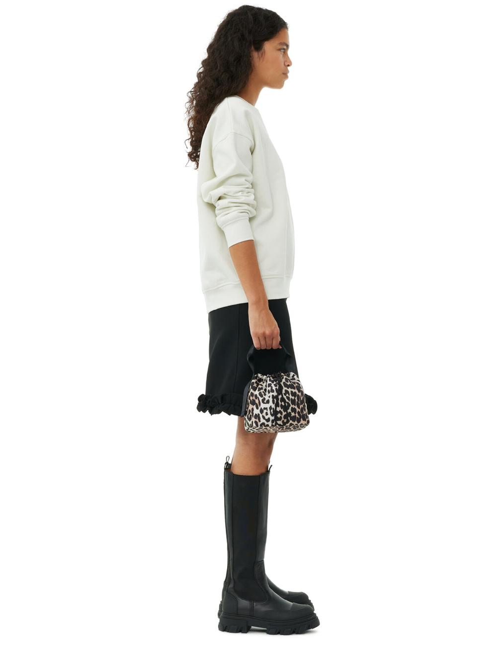 GANNI Leopard Tech Pouch Bag