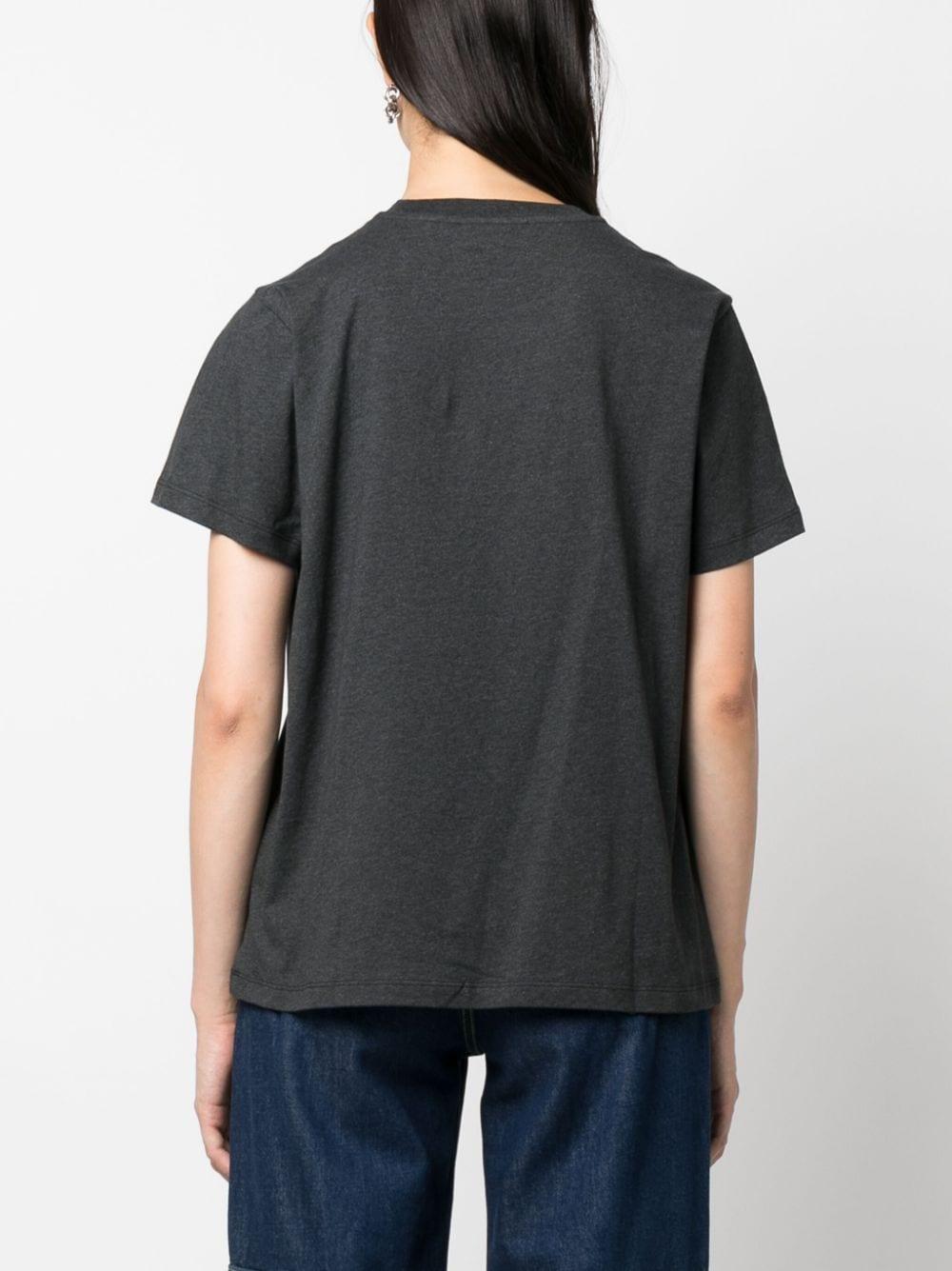 GANNI Light Purple Bunny Relaxed T-shirt