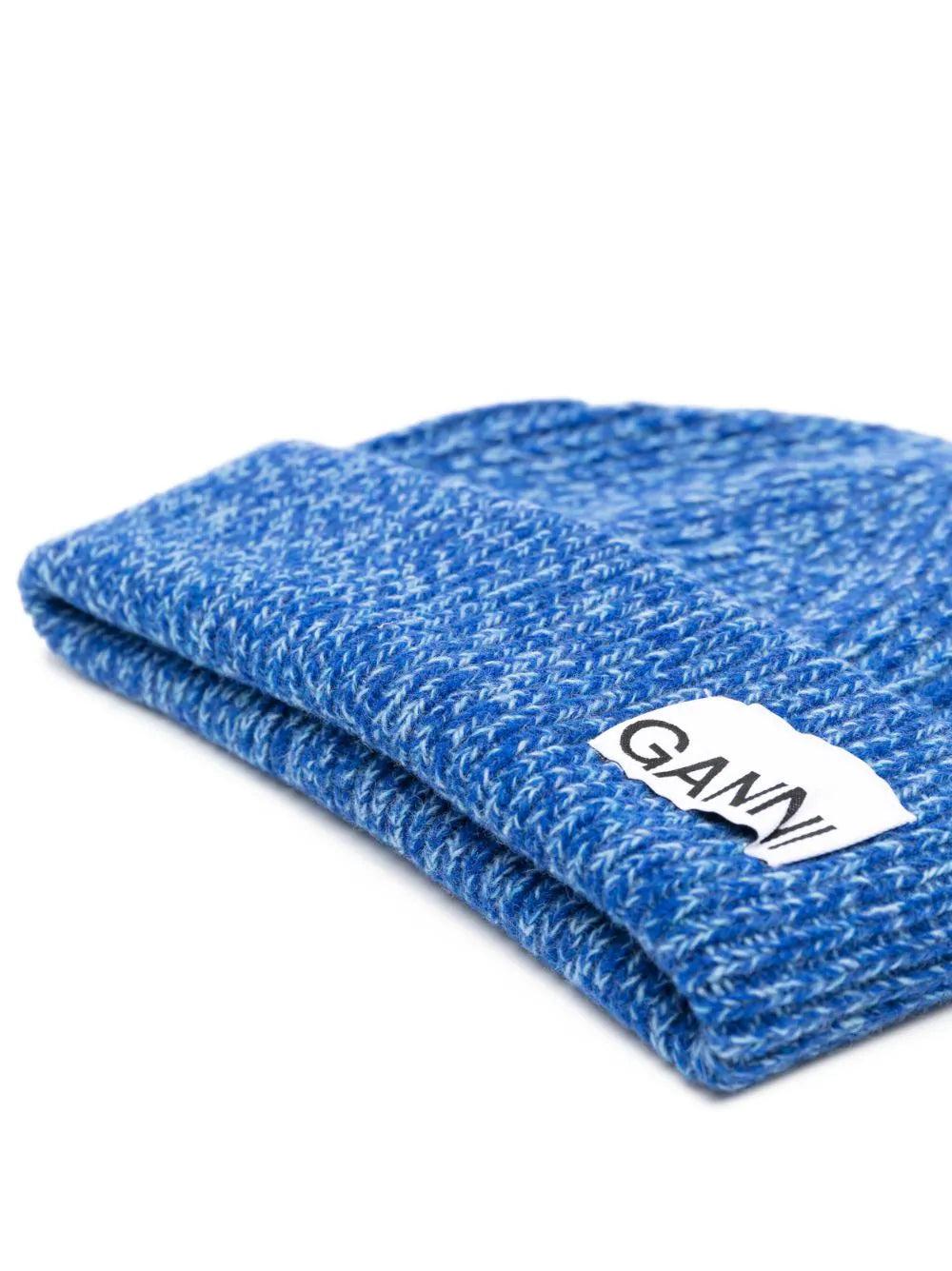 GANNI Logo Beanie