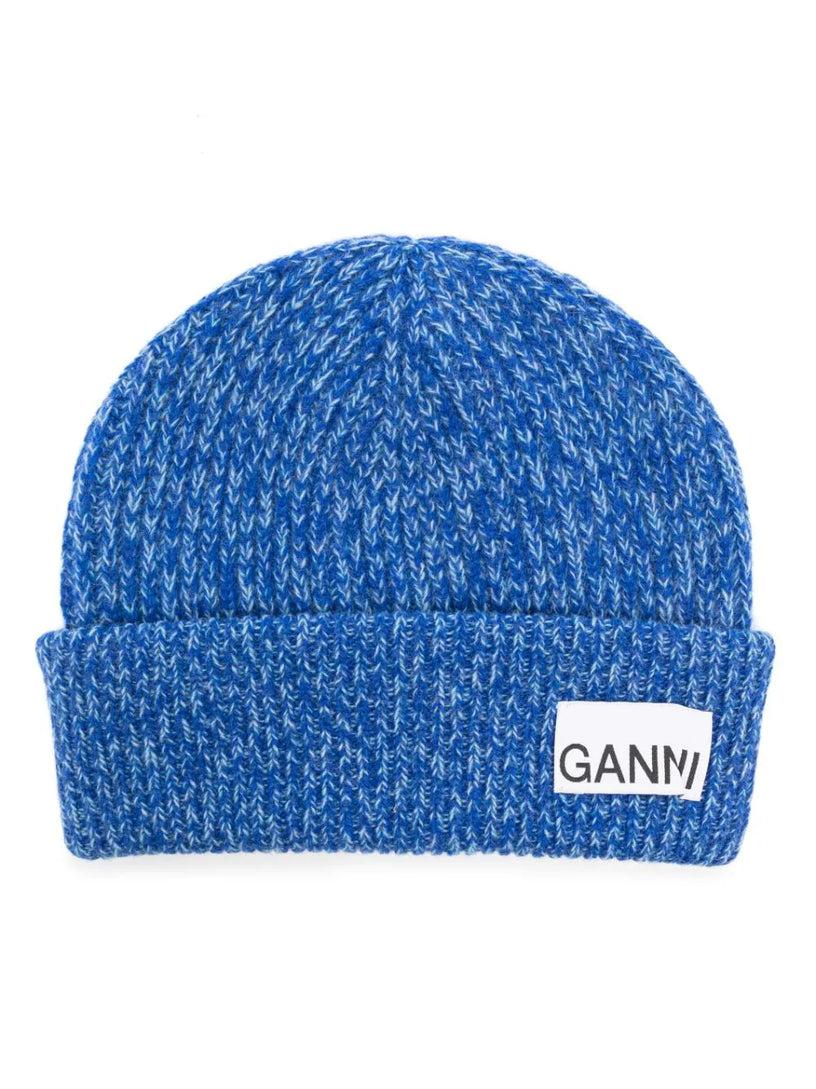 GANNI Logo beanie
