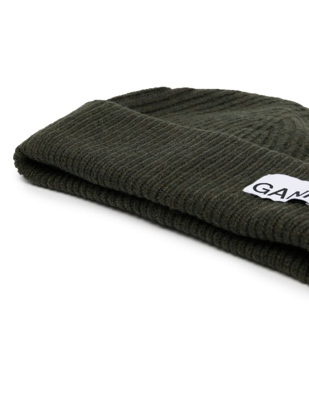 GANNI Logo Beanie