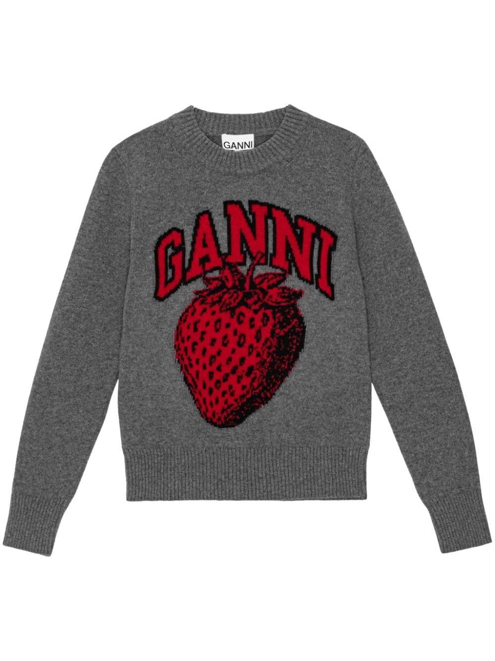 GANNI Logo Sweater