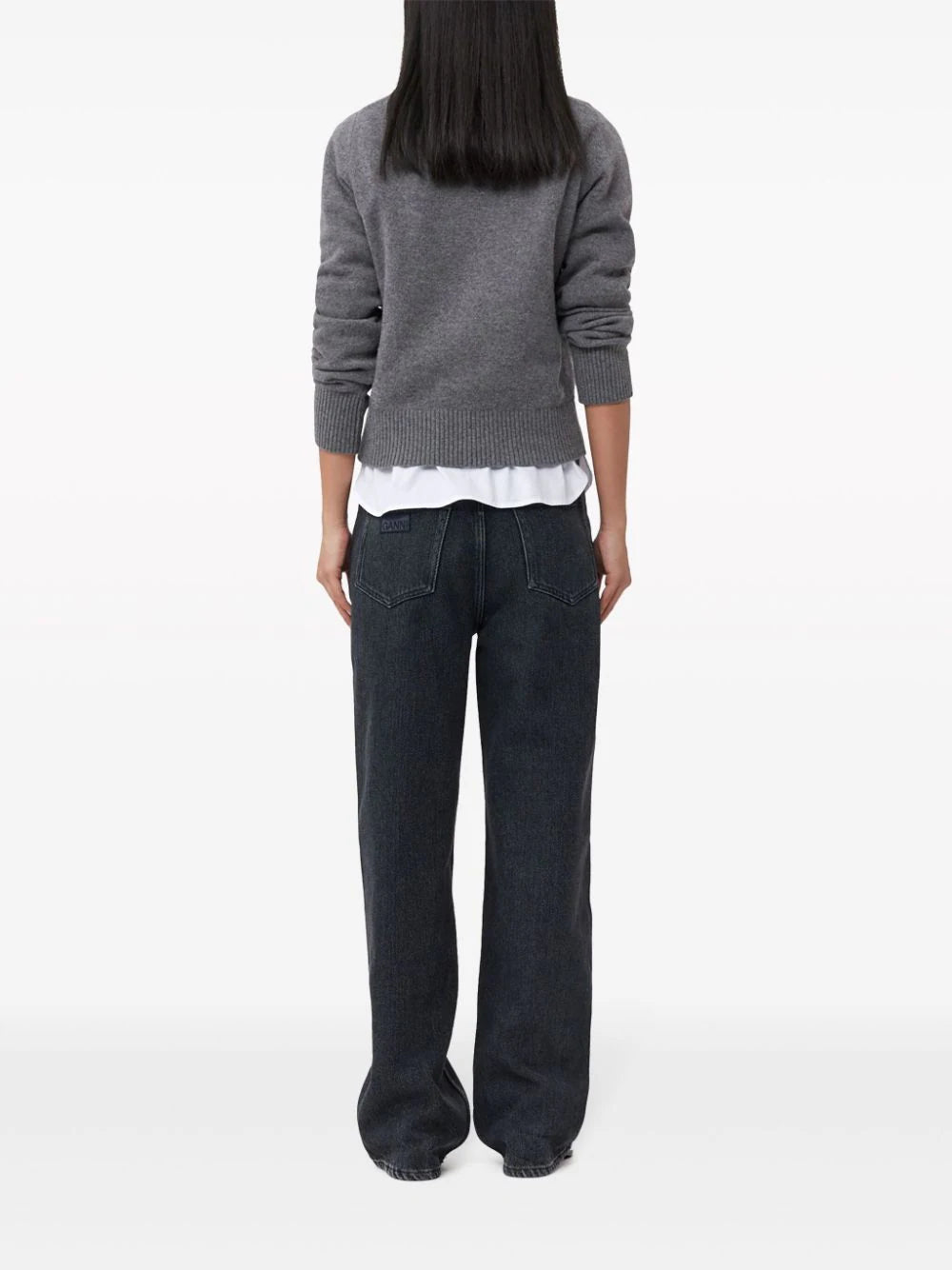 GANNI Logo Sweater