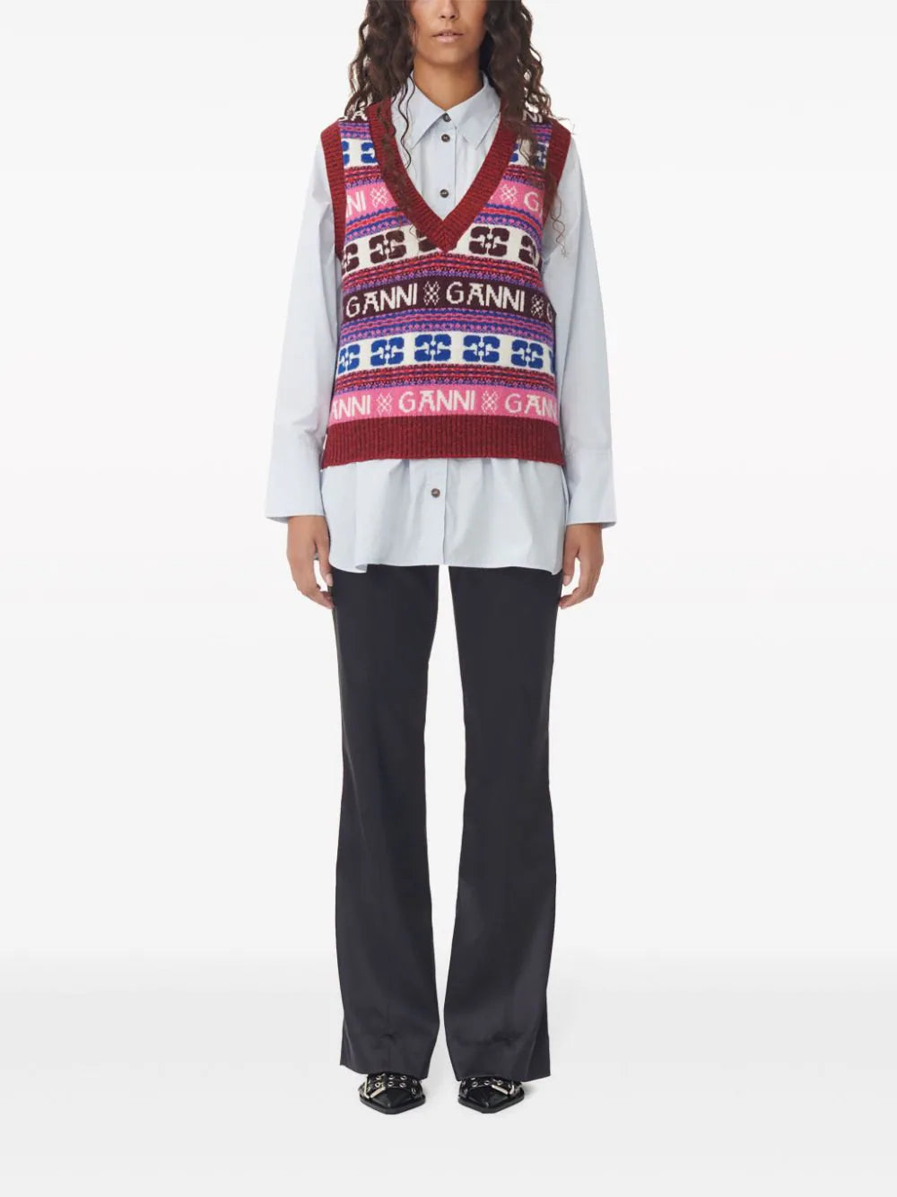 GANNI Logo Vest
