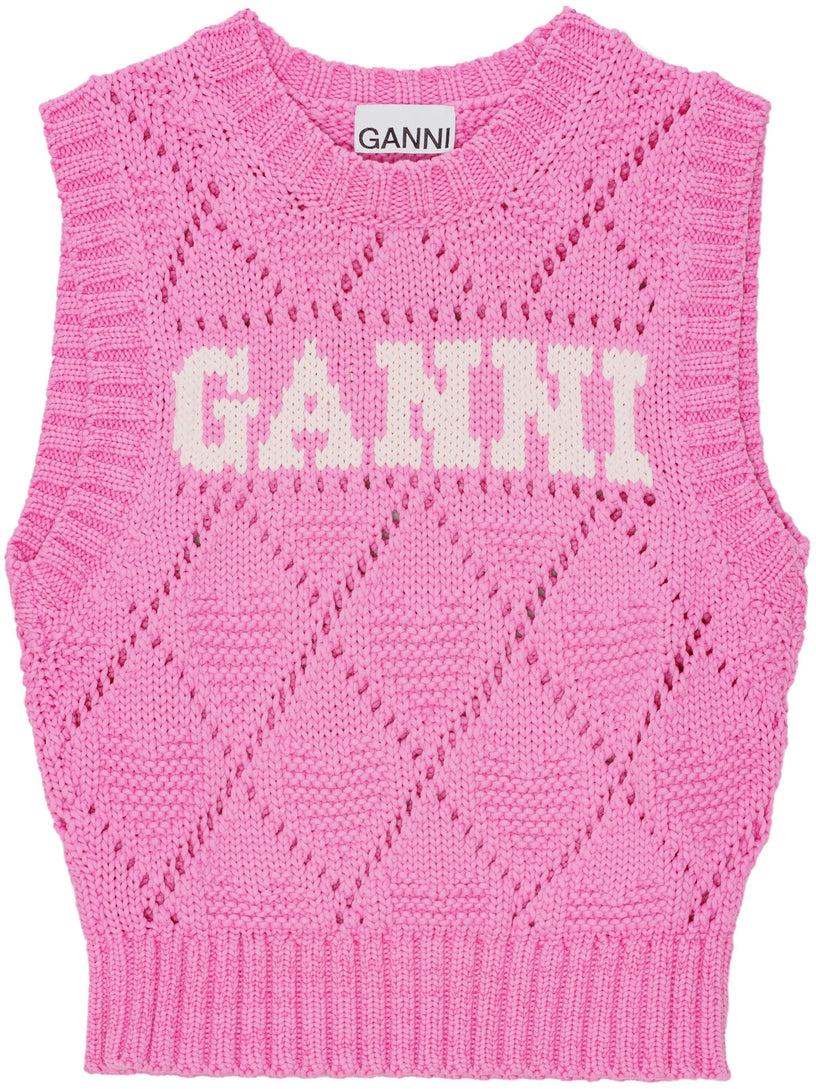 GANNI Logo vest