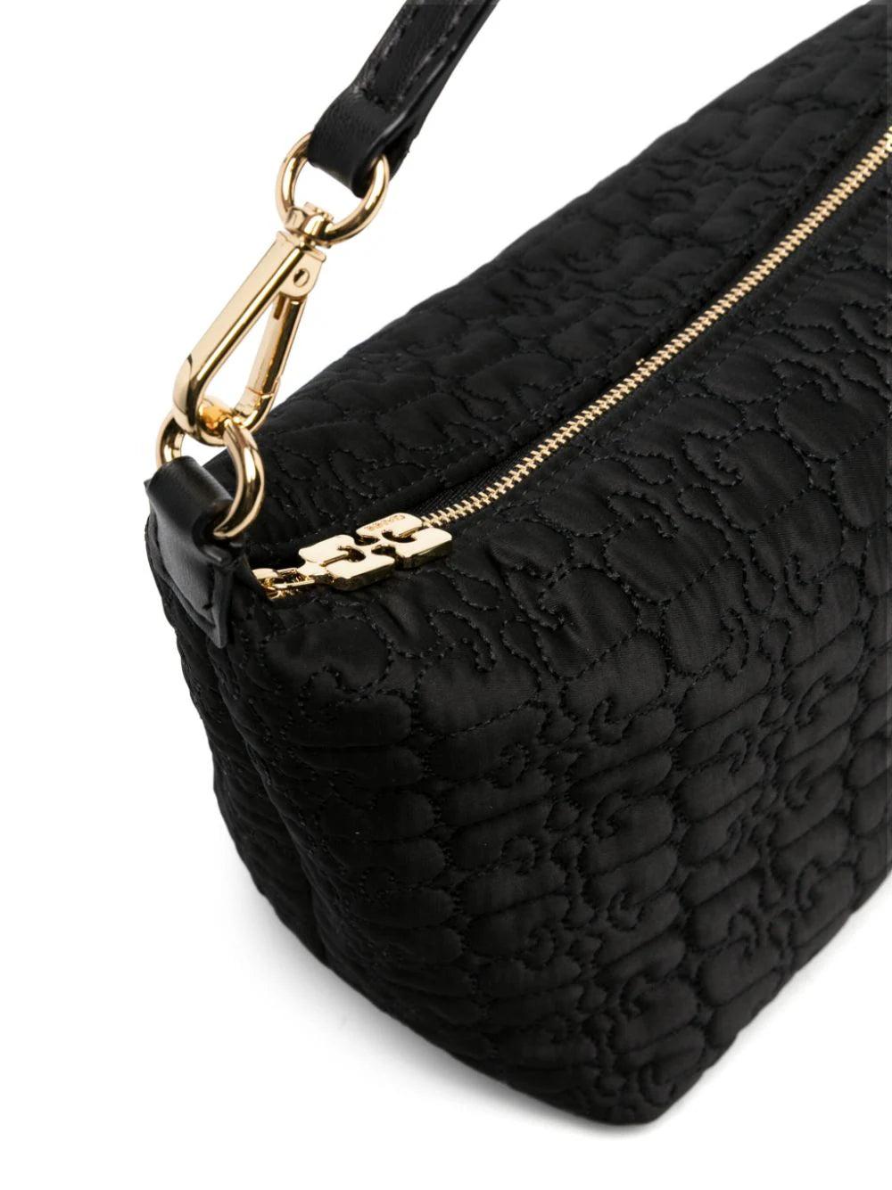 GANNI Medium Butterfly Pouch Satin Bag