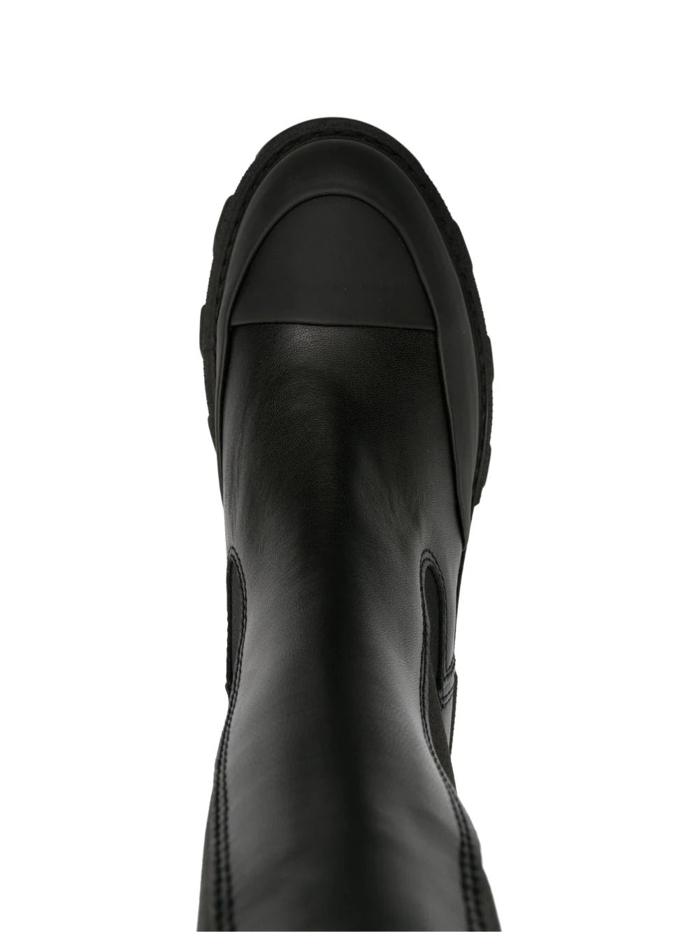 GANNI Medium Chelsea Boots With Black Stitching