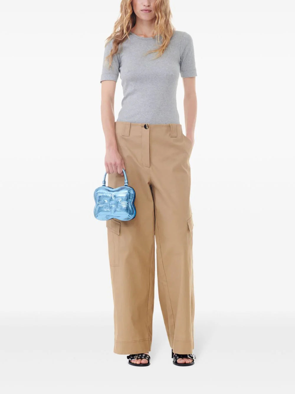 GANNI Mid-rise Cargo Trousers