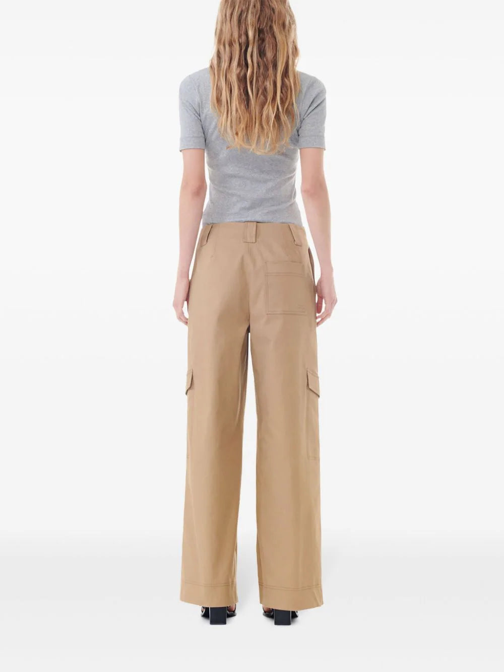 GANNI Mid-rise Cargo Trousers