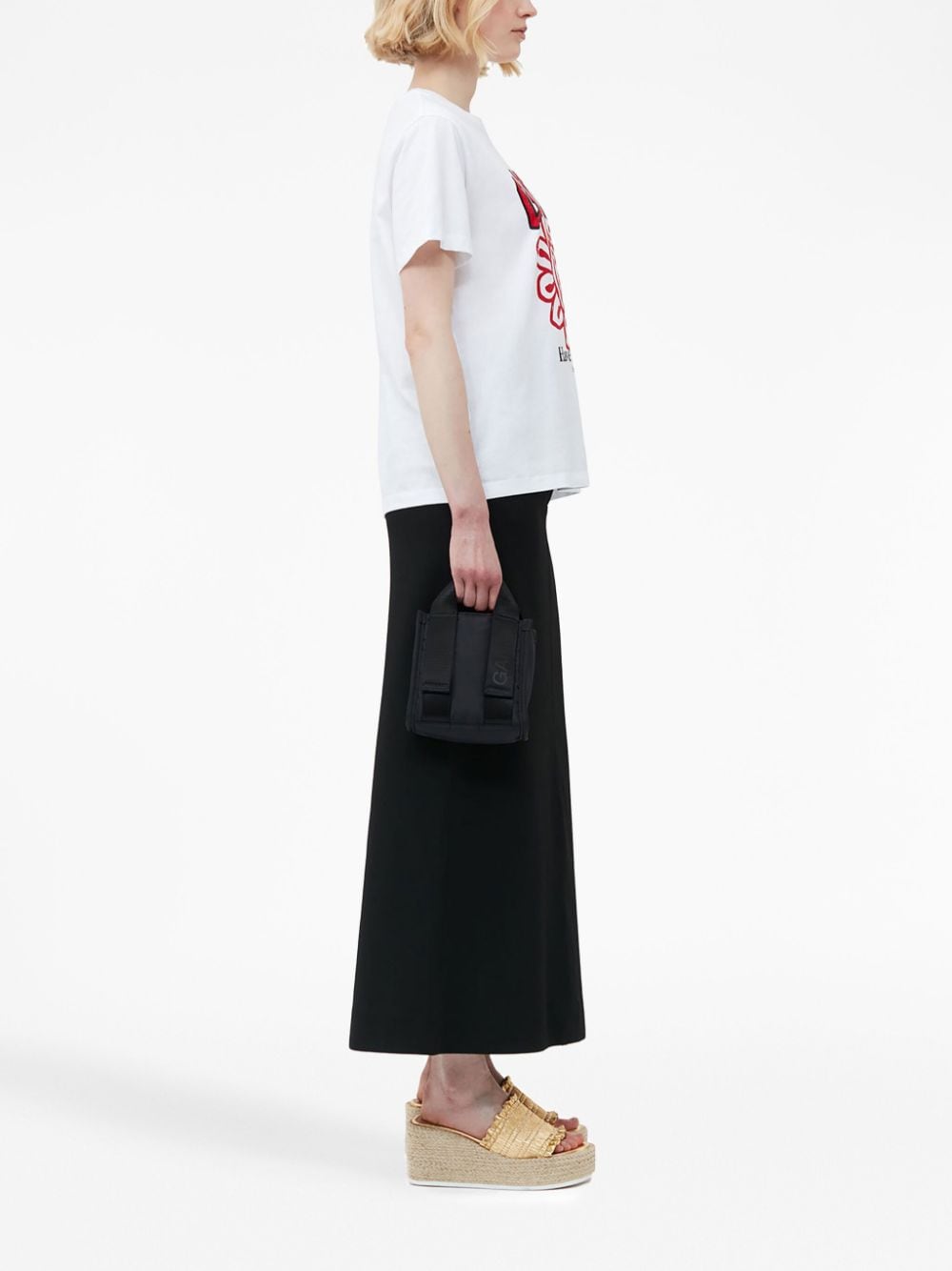 GANNI Mini Tech Tote Bag