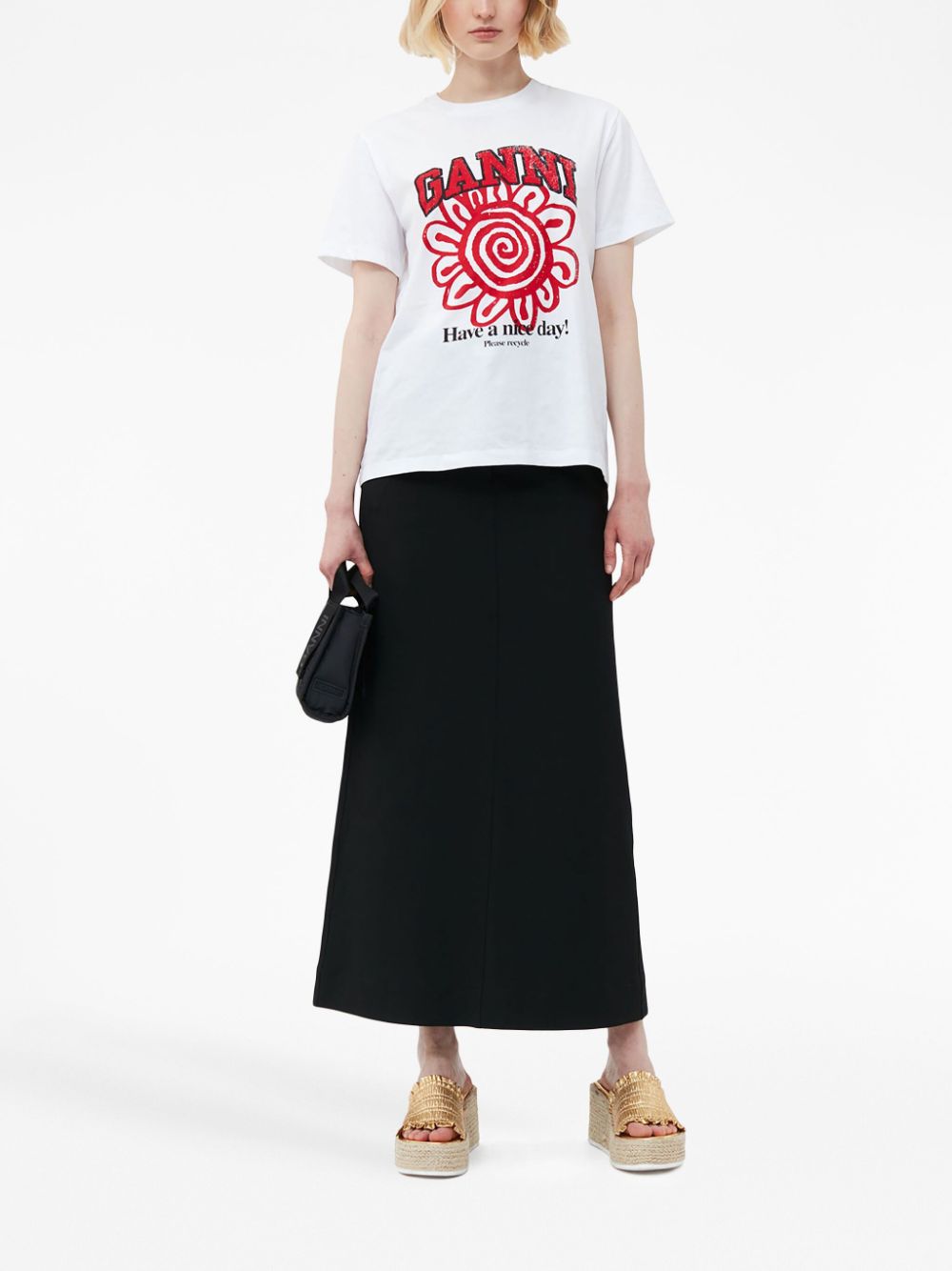 GANNI Mini Tech Tote Bag