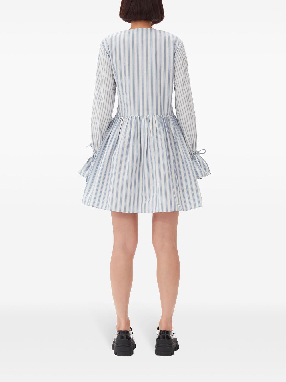 GANNI Mini Wrap Dress