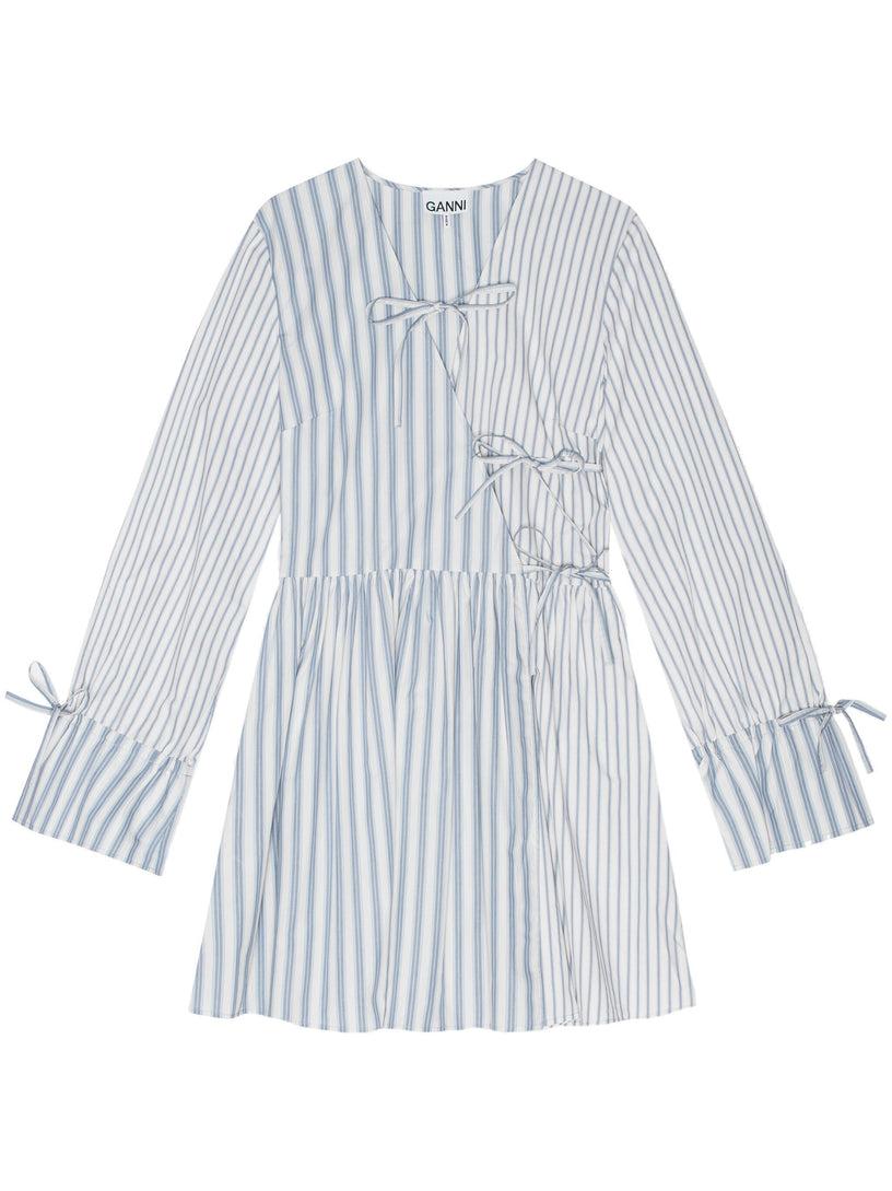 GANNI Mini wrap dress